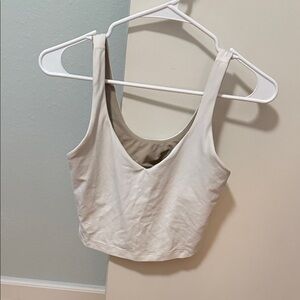 lululemon athletica Cream Sports Bra